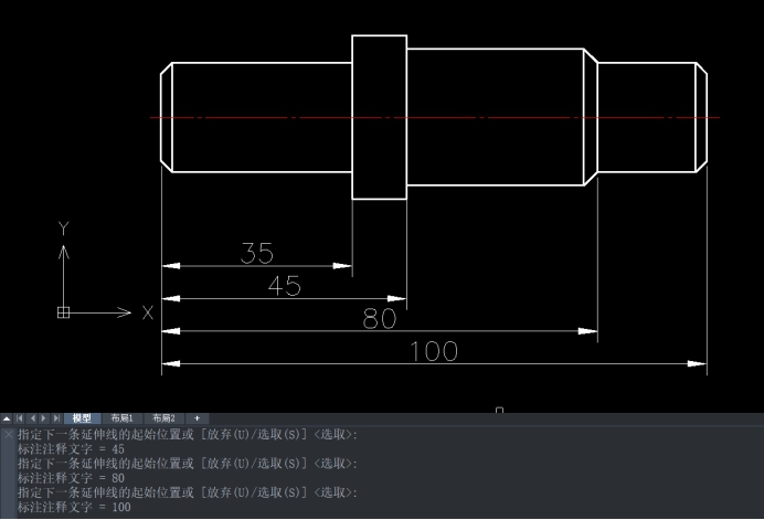 CAD基線(xiàn)標(biāo)注的方法